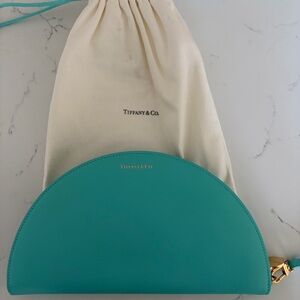 Tiffany & Co. Half Moon Wallet Blue